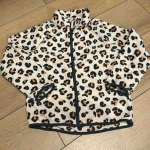 H&M Leopard Girls Fleece Jacket